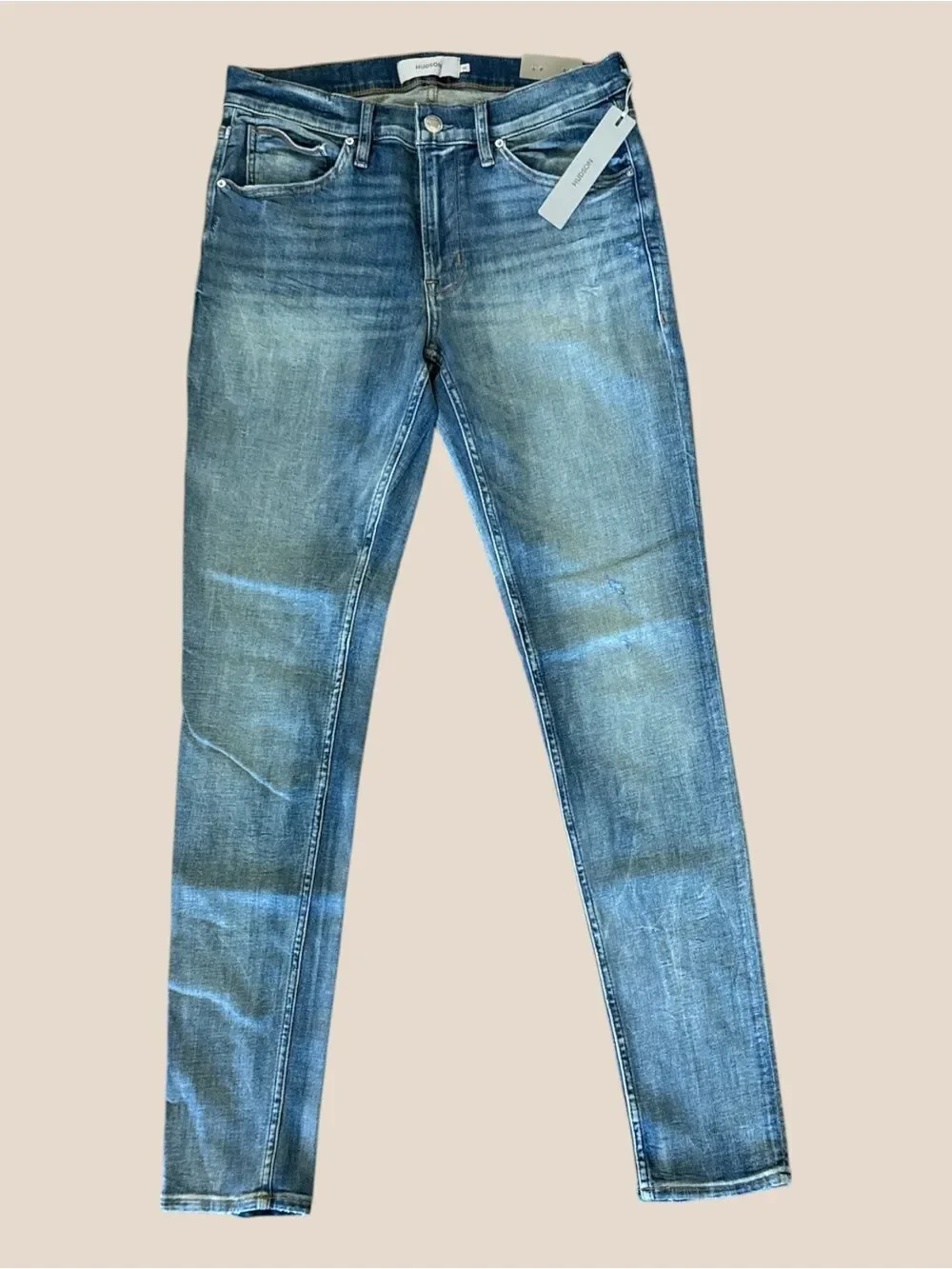Hudson Jeans Zack Refined Vintage Skinny National Wash Size 32 x 34 NWT